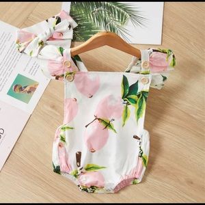 Brand new babygirl romper size 6 months